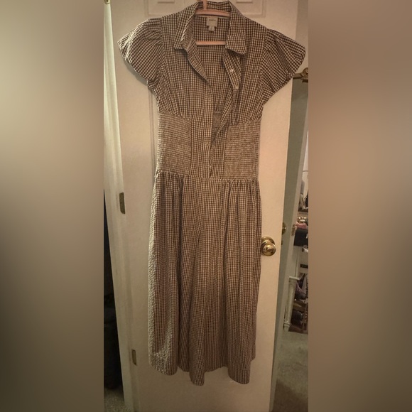 Maeve Gingham Wide Leg Jumpsuit - Picture 2 of 4